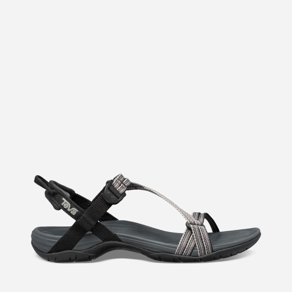 Teva Sirra - Women's Teva Hiking Sandals - Grey | India (FWTP13840)